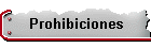 Prohibiciones